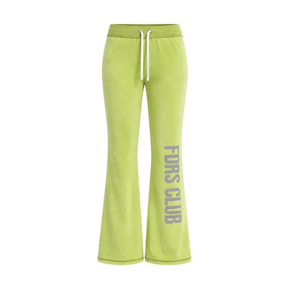 FDR Women’S Candy Color Long Sleeve Top, Tank Top and Low Rise Flare Pants Set, Fitted Y2K Casual Matching Three-Piece Outfit