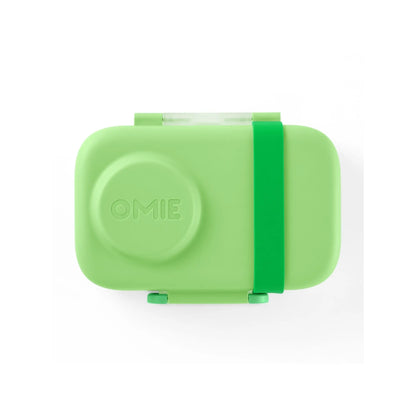 Omiebox Lite Plastic Cold-Lunch Bento Box - Lunch Packing Accessories with Cooling Pack, Treasure Pocket, Meal Prep Snack Containers, Back to School Haul Item, Cute (TTS)