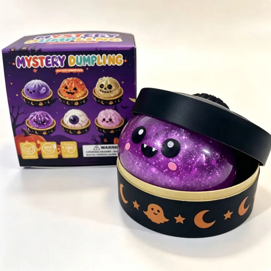 Cute Scary Ghost Maruko Squishy Squeeze Toy Set - Soft Stretchy Squeeze, Stress Relief Fidgets, Mini Portable Kids Toy, Halloween Squishies, Cute Halloween Stuff, Party Treat Bag Filler, Sohochic