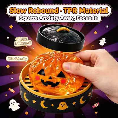 Cute Scary Ghost Maruko Squishy Squeeze Toy Set - Soft Stretchy Squeeze, Stress Relief Fidgets, Mini Portable Kids Toy, Halloween Squishies, Cute Halloween Stuff, Party Treat Bag Filler, Sohochic