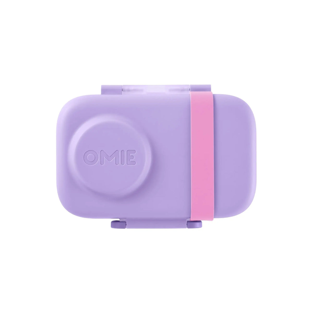 Omiebox Lite Plastic Cold-Lunch Bento Box - Lunch Packing Accessories with Cooling Pack, Treasure Pocket, Meal Prep Snack Containers, Back to School Haul Item, Cute (TTS)